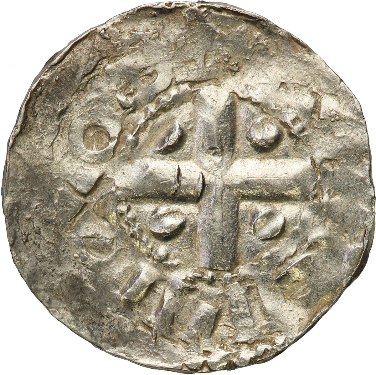 Niemcy, Dolna Lotaryngia – Kolonia. Otto III (983–1002). Denar 983-1002